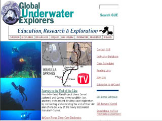 Global Underwater Explorers website